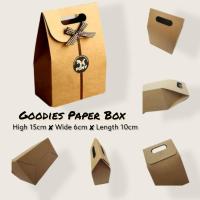 ราคา Goodies Bag Paper Box Paper Craft Hard Box Standing Kotak Kraft (22369180244)