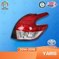 ราคา สําหรับ Toyota Yaris 2014-2019 ไฟท้าย ไฟท้ายไฟเบรคไฟท้าย​แต่ง​ โคมไฟท้าย เสื้อ​ไฟท้าย ทับทิมไฟท้าย ไฟท้ายกันชนหลังสําหรับ ไฟท้าย​ พร้อมทับทิม​ Taillamp Taillight (29330105376)
