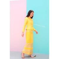 ราคา ชุดไทยจิตรลดา สีเหลือง (9921281275)