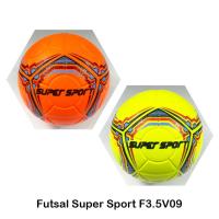 ราคา (ของแท้ 100%) ฟุตซอล Futsal Super Sport รุ่น F3.5V09 ลูกฟุตซอลหนังอัด PVC เบอร์ 3.5 มาตรฐาน มีมอก. (19577310628)