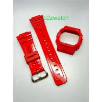 ราคา กรอบสายg-shockของแท้รุ่นdw-5600สีแดงเงา/แถมตะขอเงาแท้ (24425726291)