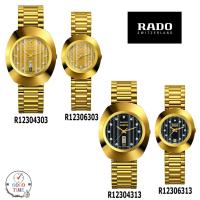 ราคา Rado Distar Quartz นาฬิกาข้อมือชาย,หญิง รุ่น R12304303,6303,R12304313,6313 สายสแตนเลสแท้ (5636314179)