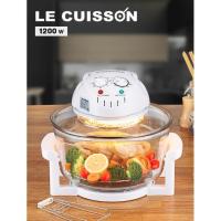 ราคา LE CUISSON หม้ออบลมร้อน 12 ลิตร หม้ออบไฟฟ้า เครื่องอบลมร้อน ปรุงอาหาร 1200W Halogen Oven 12L (14308517036)