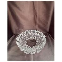 ราคา JJGLASS - (LYNX) ที่เขี่ยบุหรี่ YG25 - พานแก้วลอยดอกไม้ ถ้วยแก้วคริสตัลทรงกลม ลายตัดเพชรหนา ใช้ใส่ขนม ผลไม้ (26735026893)