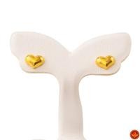 ราคา LSW ต่างหูทองคำแท้ 1 กรัม ลายหัวใจ EA-102 (9801689515)