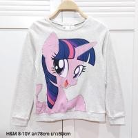 ราคา เสื้อสเวตเตอร์เด็ก H&M แท้100% สีเทาลายโพนี่น่ารักๆ ผ้นุ่มนิ่มกันหนาวได้ค่ะ ไซส์ 8-10Y (23362306863)