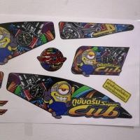 ราคา สติ๊กเกอร์ติดรถ DREAM SUPER CUP งานพิมพ์PVCเคลือบหน้ากันรอย (26859016824)