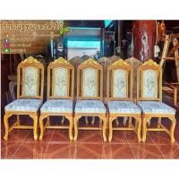 ราคา เก้าอี้หลุยส์ไม้สักเก่า (5757749721)