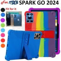 ราคา สำหรับ SPARK GO 2024 10 inches MXS ขนาด10นิ้ว Tablet 10.1" เคสซิลิโคนนิ่มกันกระแทกเหมาะสำหรับเด็กๆ (26601249359)