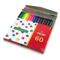 ราคา สีไม้คลอรีน Colleen หัวเดียว 60 สี 60 แท่ง กล่อง 2ชั้น รุ่น 775 (12610743901)