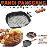 ราคา กระทะทรงสี่เหลี่ยม 20 ซม. Teflon MULTIPURPOSE Sate Grill กระทะบาร์บีคิว (29365244573)
