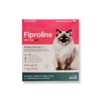 ราคา ยาหยอด Fiproline Spot On กำจัดเห็บหมัด สำหรับแมว หลอดคู่ 1 กล่อง (29621076843)