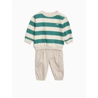 ราคา M&S Boys Set 2 ชิ้นเสื้อกันหนาวและ Jogger Marks & Spencer ชุดเด็ก Sail เรือแขนยาว Original tag hanger (40551603864)