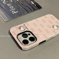ราคา เคสโทรศัพท์มือถือ สองชั้น ลายโบว์ สีชมพู สําหรับ iPhone15 14 13 11 12Promax 11Promax 12Pro 14plus 15Promax TMGX (23886244949)