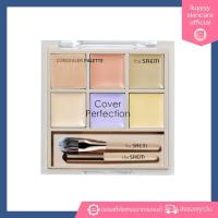 ราคา (กดในไลฟ์เหลือ314฿)The Saem Cover Perfection Concealer Palette 5.7g คอนซีลเลอร์6 สี ปกปิดริ้วรอยปรับสีผิว (29524906321)