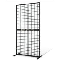 ราคา ชั้นแขวนของมีล้อ แขวนของขาย แขวนฮุกได้ สีดำ/สีขาว Store Displays, Metal Display Rack40*90*180 (11239528098)