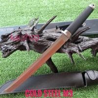 ราคา อุปกรณ์เดินป่า มีด มีดพก มีดพกใบตาย COLD STEEL รุ่น M3 ใบเลสด้ามดำ พร้อมซองหนัง (25688173337)
