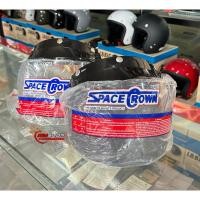 ราคา แผ่นหน้าหมวกกันน็อคทรงวินเทจ คลาสสิค กระดุม3เม็ด SPACE CROWN Vintage (29720322740)
