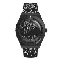 ราคา TIMEX TW2W25600 Q x Keith Haring Limited Edition นาฬิกาข้อมือผู้ชาย สายRubber สีดำ หน้าปัด 38 มม. (22687877750)
