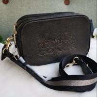 ราคา #กระเป๋าสะพายโค้ช #Coach #แท้รุ่นใหม่ #สายผ้าหลากสีสวยมาก #JES CROSSBODY IN COLORBLOCK COACH #F72704 IM/ BLACK (6500322106)