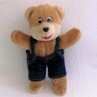 ราคา ตุ๊กตามือสอง น้องหมี Teddy Bear ชุดยีนส์ สูง 12 นิ้ว (4862739970)