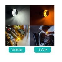 ราคา ไฟเลี้ยวLEDแต่งปลายแฮนด์รถมอเตอร์ไซค์ ไฟสีขาว-ส้ม LED ไฟเลี้ยวปลายแฮนด์ Handle Bar Turn Signal Light เท่ๆ 1คู่ (2695569118)