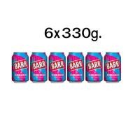 ราคา Barr Bubblegum Drink Soda 6x330ml.-บาร์ บับเบิ้ลกัมโซดา 6x330มล. (42306320776)