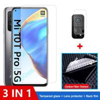 ราคา 3 in 1 ฟิล์มกระจกนิรภัย กันรอยหน้าจอ สำหรับ Xiaomi Mi 10T 13T Pro Mi 10T 13T 10 11T Pro Poco F5 Pro 5G ฟิล์ม Redmi Note 11 Pro 11s 5G (5760050682)