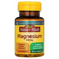ราคา Nature Made Magnesium 250 mg 100 เม็ด (24854767565)