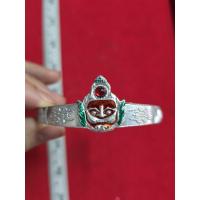 ราคา กำไลราหูอมจันทร์หลวงพ่อน้อยวัดศรีษะทอง เนื้อกะไหล่เงินลงยาล้างได้ใส่ได้ทุกไซส์ทุกคนผ่านพิธีปลุกเสกแล้ว (44110091131)