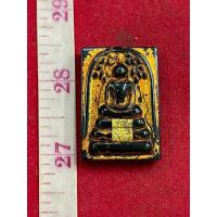 ราคา พระสมเด็จปลุกโพหยกแท้หยกเขียววัดพระแก้ววังหน้าลงทองติดแผ่นทองคำแท้ปี 2411 (15996885591)