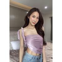 ราคา Elle est Belle - Kyra Top เสื้อซาติน twisted (13201895450)