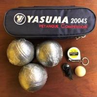 ราคา เปตอง YASUMA 2004S ลูกเปตองพร้อมกระเป๋า 1 ชุด 3 ลูก ของแท้!! (3932582637)