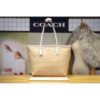 ราคา #COACHF58293 COACH CITY ZIP TOTE IN SIGNATURE COATED CANVAS (COACH F58292) SIZE : 16" (ปากL) x 10 1/2" (H) x 5 1/2" (W) (4788314517)