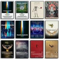 ราคา ROCK band Imagine Dragons อัลบั้มเพลงคลาสสิก World Tour SINGER โปสเตอร์ภาพวาดผ้าใบ Wall Art ภาพตกแต่งบ้านของขวัญ aihb (27021000857)