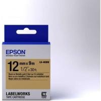 ราคา เทปเครื่องพิมพ์ฉลาก Epson LabelWorks LK-4KBM อักษรดำบนพื้นทอง (5858320814)