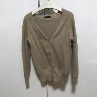 ราคา I เสื้อคาดิแกน ZARA สีเบจ size L มือสอง (2085651617)