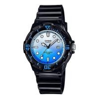 ราคา Casio Standard นาฬิกาข้อมือผู้หญิง สายเรซิ่น รุ่น LRW-200H,LRW-200H-2E,LRW-200H-2EV (CMG) - สีดำ (769640556)