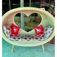 ราคา ซุ้มรังนกหวายแท้ เบาะหมอนครบชุด‼️ (17883553299)