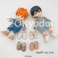 ราคา *พร้อมส่ง* รองเท้า สำหรับ nendoroid doll / YMY / Ob11 แถม ถุงเท้า 1 คู่ (11551432776)