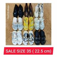 ราคา ❗SALE❗พร้อมส่งจากไทย รองเท้าบูท แตะรัดส้น ส้นสูง ส้นตึก เบอร์ 35 (22.5 cm) (22980254722)