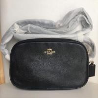 ราคา COACH F30259 CROSSBODY POUCH Color :  IMITATION GOLD / BLACK (2820067730)