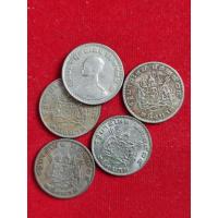 ราคา เหรียญ 1 บาท ตราแผ่นดิน ปี2505 แพค 5 เหรียญ สุ่มสภาพเหรียญ (42503213113)