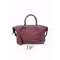 ราคา กระเป๋ามือสอง กระเป๋าหนังแท้ทรงหมอน ใบใหญ่ แบรนด์ DVF (13954210398)