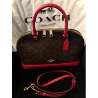 ราคา Coach Dome ขอบชมพู 13 นิ้ว หายาก ของแท้100% พร้อมส่ง (5444850675)