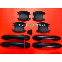 ราคา Revo รีโว้ เบ้ากันรอย ครอบมือจับ เบ้าทรงกลมสีดำโลโก้แดง รุ่น4ประตู (7228980476)