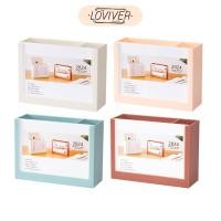 ราคา 2024 ปฏิทินตั้งโต๊ะ แผน และ ตาราง พร้อมที่ใส่ปากกา 12 รายเดือน (26630385139)