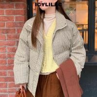 ราคา [พร้อมส่ง] Milky Plaid Coat เสื้อโค้ทบุขนลายสก็อต (26780335657)