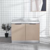 ราคา CLOSE ตู้พร้อมท็อปหน้าเรียบไฮกลอส 80×50×82 ซม. WALDEN T-80 สีแชมเปญ (15882075823)