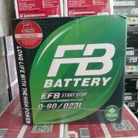 ราคา แบตเตอรี่ FB Battery Q-90แบตกึ่งแห้งพร้อมใช้งาน (10366006323)